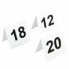 Lot de numéros de table en plastique 11-20 - Olympia - Fourniresto