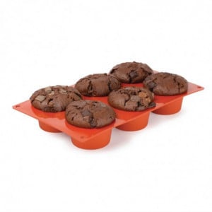 Μούχλα 6 Muffins από Σιλικόνη Formaflex - Pavoni