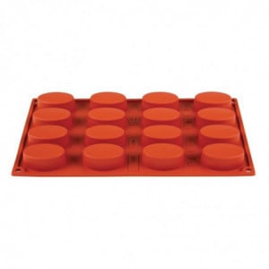 Μούχλα 16 Οβάλ σε Σιλικόνη Formaflex - GN 1/3 - Pavoni