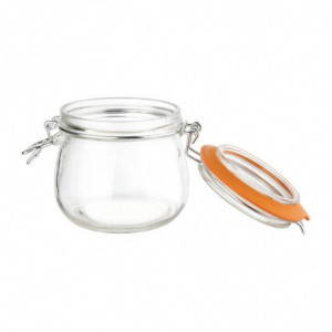 Jar with clip for preserving 500ml - Vogue - Fourniresto