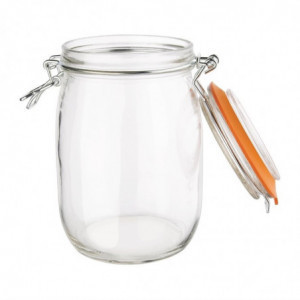 1L clip jar for preserving - Vogue - Fourniresto