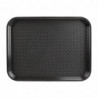 Black self-service tray 450 x 350mm - Olympia KRISTALLON - Fourniresto