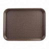 Brown self-service tray 450 x 350mm - Olympia KRISTALLON - Fourniresto
