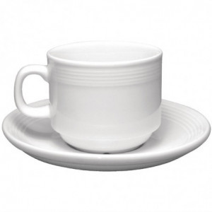 Δισκάκι για stapelbare τσάι κούπα Linear 20cl - Πακέτο 12 τεμαχίων - Olympia - Fourniresto