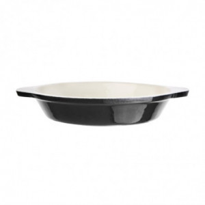 Round Black Gratin Dish - 400ml - Vogue