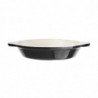 Round Black Gratin Dish - 400ml - Vogue