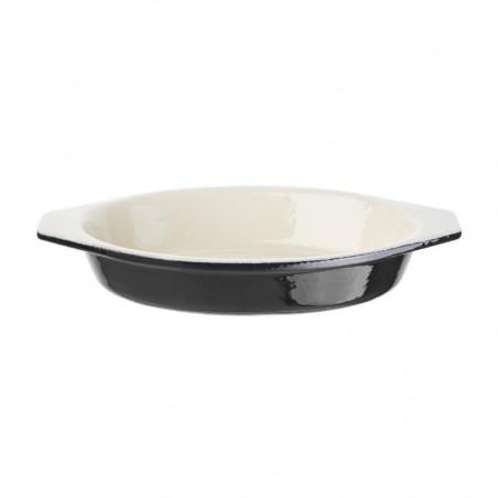 Plat à Gratin Ovale Noir - 650 ml - Vogue