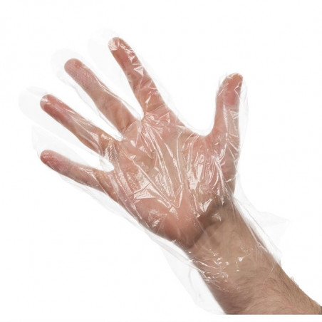 Διαφανείς μονοχρήστικοι γάντια - Πακέτο 100 τεμαχίων - FourniResto