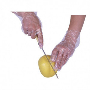 Transparent Disposable Gloves - Pack of 100 - FourniResto