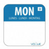 Soluble Food Labels "Monday" - Pack of 1000 - Vogue