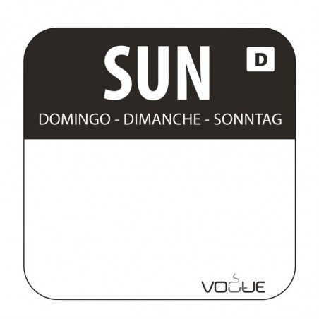 Soluble Food Labels "Dimanche" - Vogue