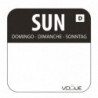 Soluble Food Labels "Dimanche" - Vogue