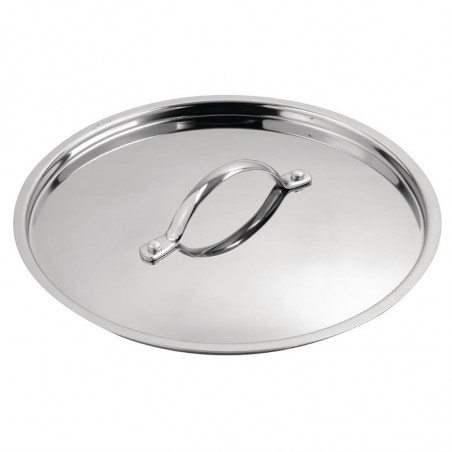 Triple Thickness Tri Wall Pan Lid -Ø 240mm - Vogue