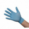 Non-Powdered Blue Nitrile Gloves - Size S - Pack of 100 - FourniResto - Fourniresto