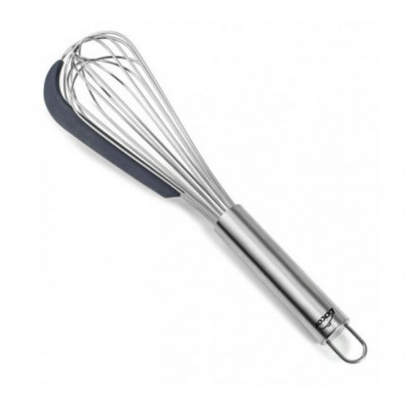 Whisk with Silicone Scraper - Lacor