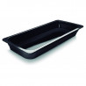 Gastro Black Melamine Gastronorm 2/4 Tray - H 65 mm - Lacor