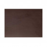 Τραπεζομάντηλο Ορθογώνιο από Γνήσιο Δερμάτινο Καφέ Χρώμα Rinia - 45X30 εκ. - Lacor