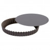 Fluted Round Tart Mold with Removable Bottom - Ø 280 mm - TELLIER