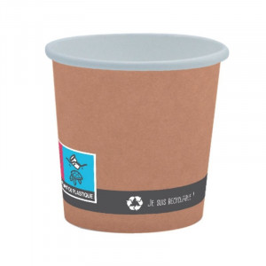 Kraft Cardboard Cup - 30 cl - Pack of 50
