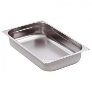 Bac Gastro GN 1/1 Inox - Profondeur 100 mm - 14 L - HENDI