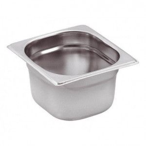 Bac Gastro GN 1/6 Inox - Βάθος 100 mm - 1,6 L - FourniResto
