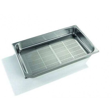 Perforated Stainless Steel Tray GN 1/1 - H 65 mm