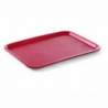 Rectangular Fast-Food Tray Red - 415 x 305 mm