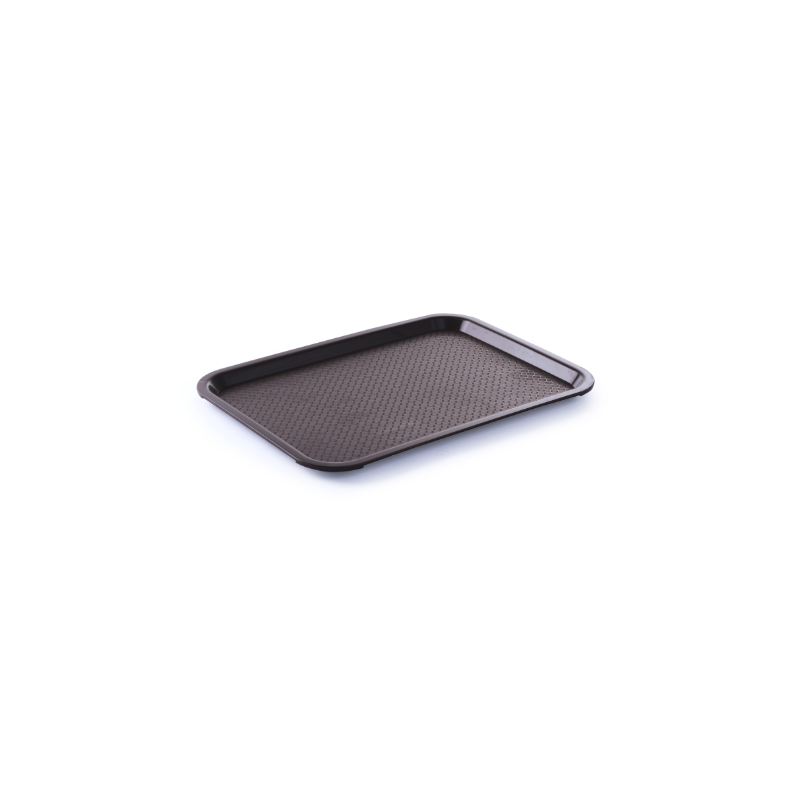 Rectangular Fast Food Tray - Medium 415 x 305 mm - Brown