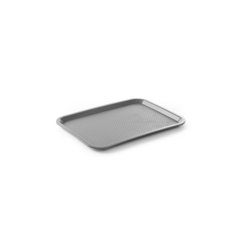 Rectangular Fast Food Tray - Medium 415 x 305 mm - Gray