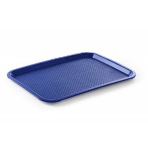 Rectangular Fast Food Tray - Small Size 265 x 345 mm - Blue