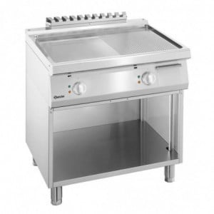 Snack Plate 1/2 Smooth, 1/2 Grooved Width 800 - Gas