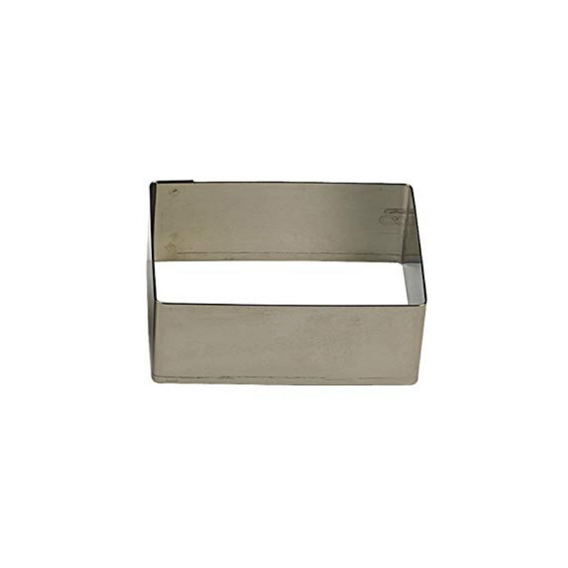 Stainless Steel Rectangle Cookie Cutter - 120 x 40 x 30 mm