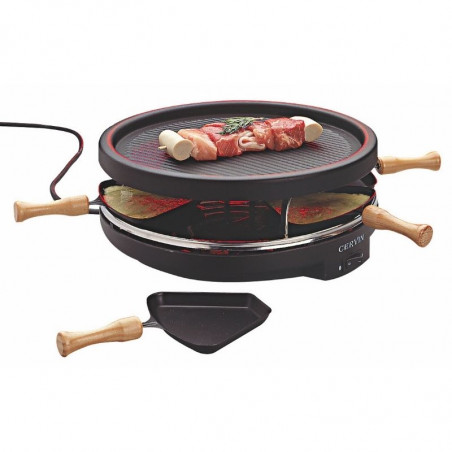 Appareil à Raclette et Grill - 6 Poêlons