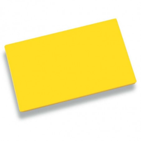 Yellow Polyethylene Board - 600 x 400 mm