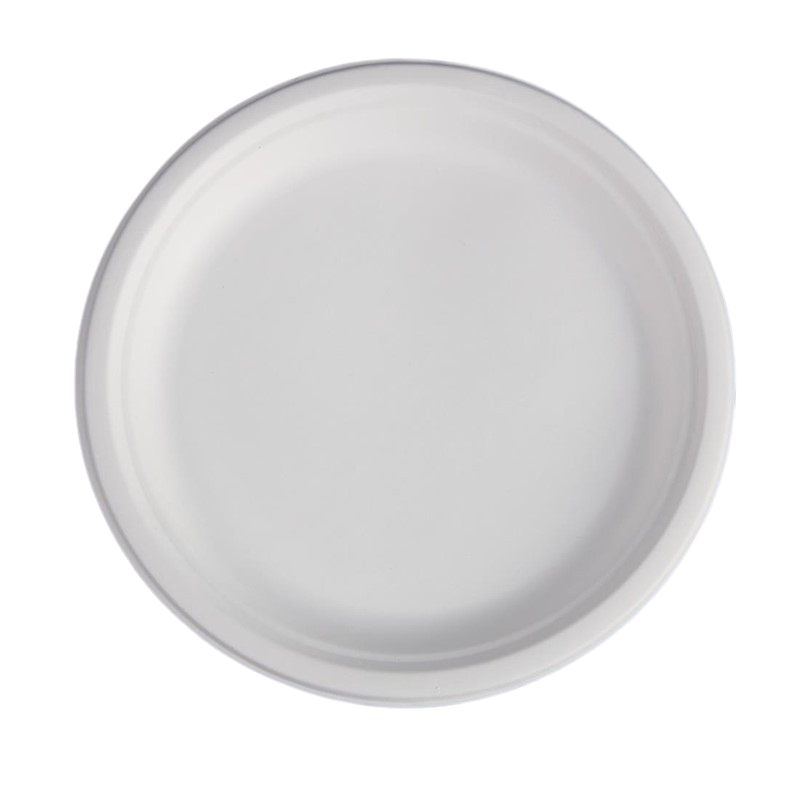 Στρογγυλά Πιάτα από Bagasse - 26,1 εκ. - Σετ 50 - FourniResto