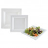 Assiette Carrée en Bagasse - 200 x 200 mm - Lot de 50