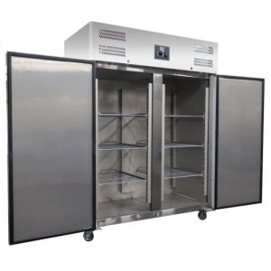 Armoire Réfrigérée Inox 2 Portes - 1400 L