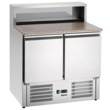 Saladette for pizza maker for professional catering