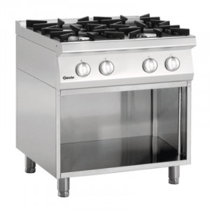 Four-burner stove with base unit Series 700
