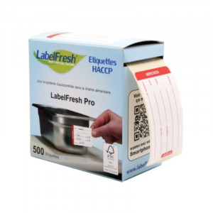 Etiquette de Traçabilité LabelFresh Pro - Mercredi - 70 x 45 mm - Lot de 500 - LabelFresh