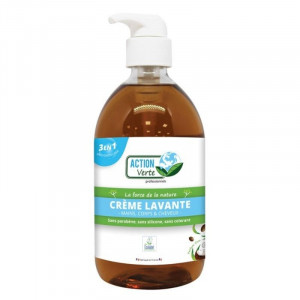 Κρέμα Καθαρισμού για Χέρια, Σώμα και Μαλλιά - Άρωμα Καρύδας - 500 ml - Πράσινη Δράση