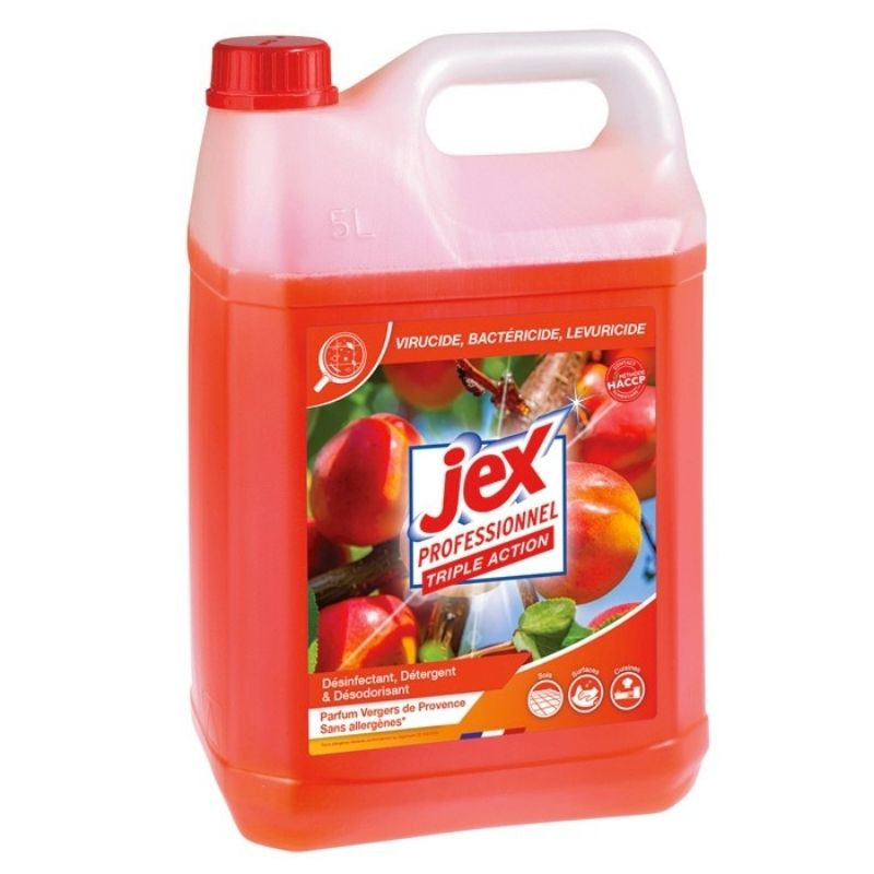 Triple Action Disinfectant Cleaner - Provence Orchards Scent - 5 L - Jex