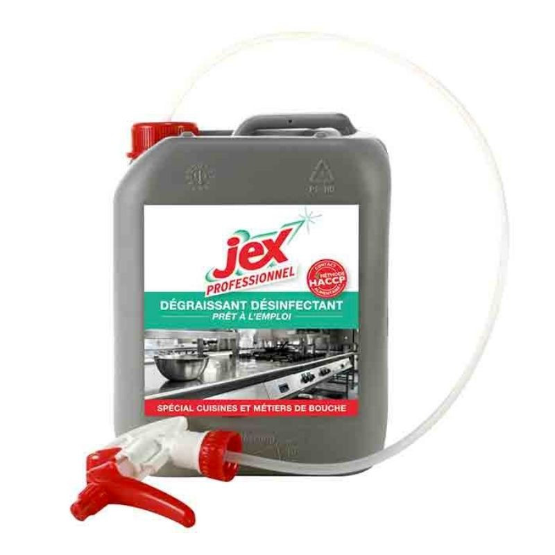 Degreaser Disinfectant with Gun - 5 L - Jex