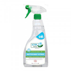 Spray Gel Nettoyant pour Vitres - 750 ml - Action Verte