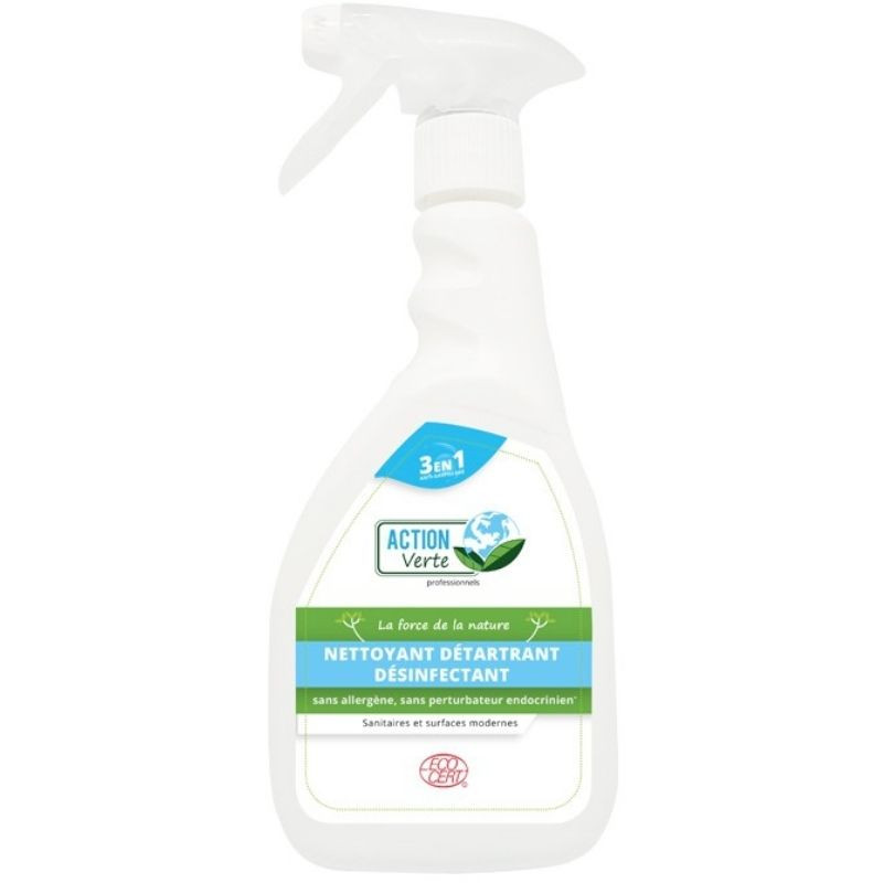 Descaling and Disinfectant Cleaning Spray - 500 ml - Green Action