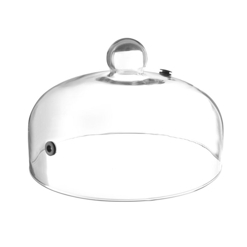 Cloche Plate en Verre avec Aération -  ø 260 mm