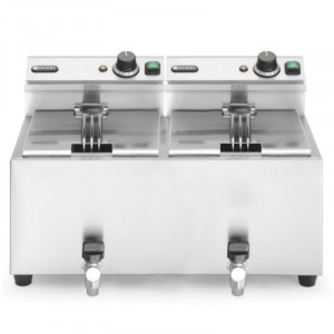 Τηγάνι Mastercook με βρύση αδειάσματος - 2 x 8 l