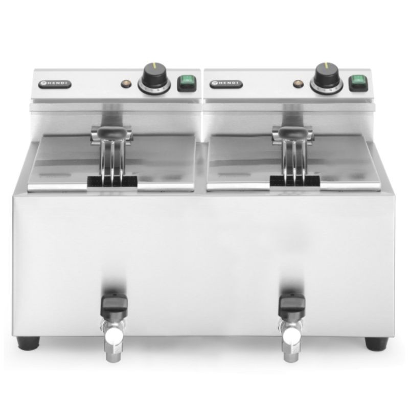 Τηγάνι Mastercook με βρύση αδειάσματος - 2 x 8 l Τηγάνι Mastercook με βρύση αδειάσματος - 2 x 8 l