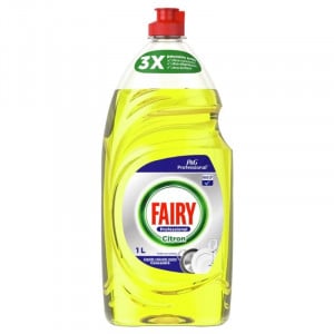 Classic Concentrated Lemon Dishwashing Liquid - 1 L - Fairy Professional