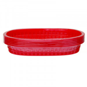 Fast-Food Service Basket - Red - Set of 6 - Hendi